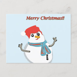 Postal Festiva Snowman, Merry Christmas!!