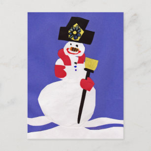 Postal Festiva Snowman por VictoriaShaylee