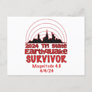 Postal Festiva Sobreviví al terremoto de Nueva York en el trienio