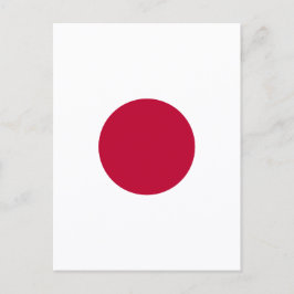 Postal Festiva Sol Rojo Japón