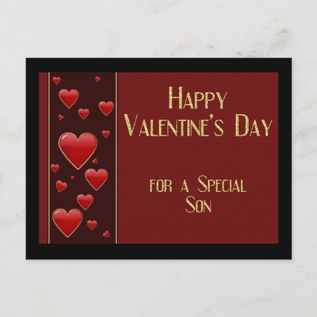 Postal Festiva Son Valentine Postcard (Anverso)