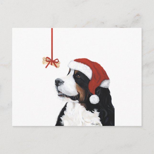 Postal Festiva Sonríe, son Navidades (Anverso)