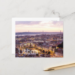 Postal Festiva Souvenir de paisajes de ciudades de la línea del s