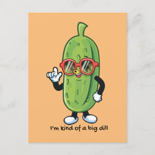 Postal Festiva Soy como un Gran Dill   lucir gafas de sol