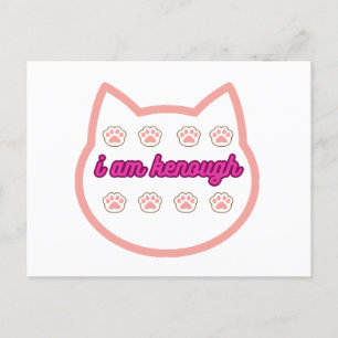 Postal Festiva Soy el gato ksuficiente t-shert