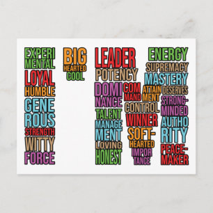 Postal Festiva Soy Melanin Mujer Motivación Inspiradora Positiva