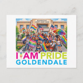 Postal Festiva SOY Orgullo Comunitario