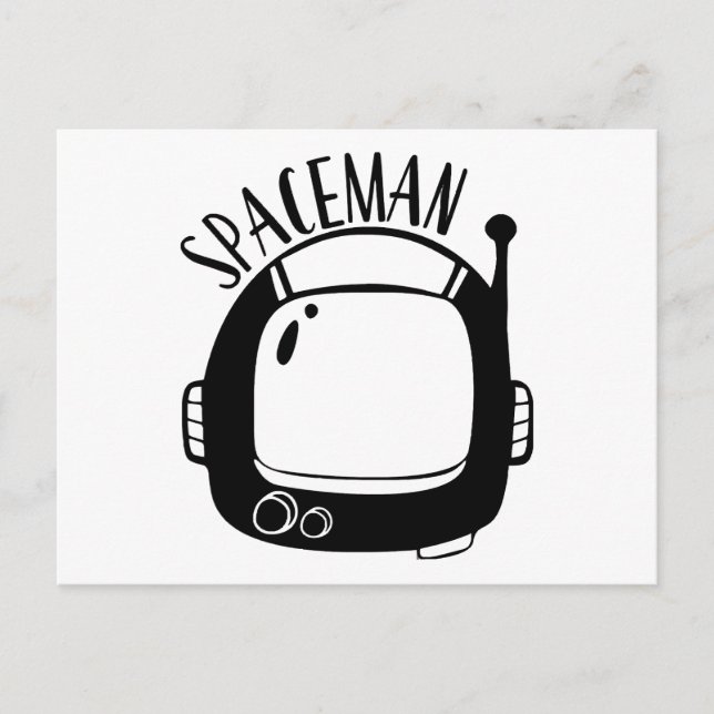Postal Festiva Spaceman Vintage (Anverso)