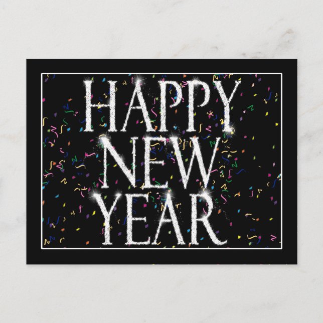 Postal Festiva Sparkling New Years (Anverso)