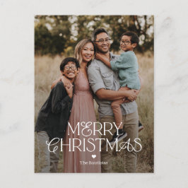 Postal Festiva Splendid Mix Merry Christmas Photo Card