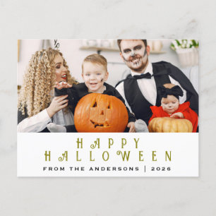 Postal Festiva Spooky Happy Halloween 1 Photo