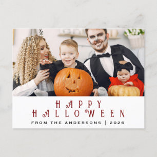 Postal Festiva Spooky Happy Halloween 1 Photo
