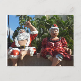 Postal Festiva Sr. y Sra. Santa Claus