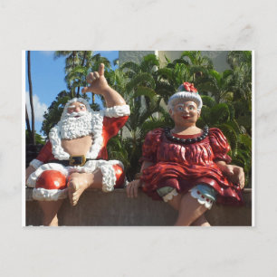 Postal Festiva Sr. y Sra. Santa Claus