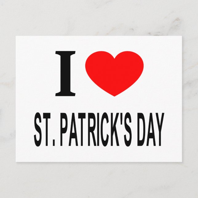 POSTAL FESTIVA ❤️ ST. DÍA DE PATRICKS (Anverso)