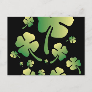 Postal Festiva St. Patricks Gradient Clover