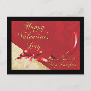 Postal Festiva Step Daughter Valentcard