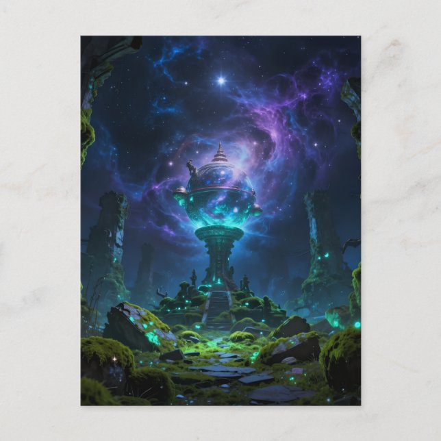 Postal Festiva Sternenpfad – Reise durch das Universum (Anverso)