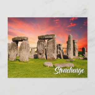 Postal Festiva Stonehenge, Wiltshire, Inglaterra, Reino Unido