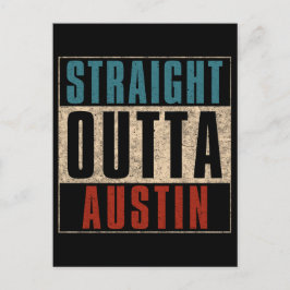 Postal Festiva Straight Outta Austin Texas TX