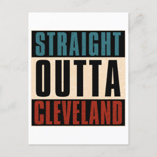 Postal Festiva Straight Outta Cleveland Ohio OH