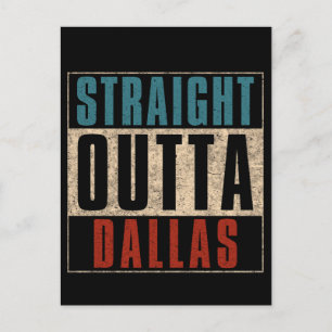 Postal Festiva Straight Outta Dallas Texas TX