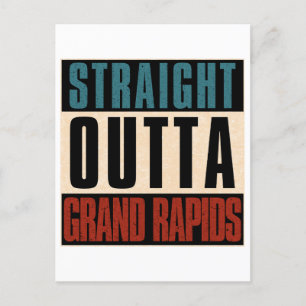 Postal Festiva Straight Outta Grand Rapids Michigan MI