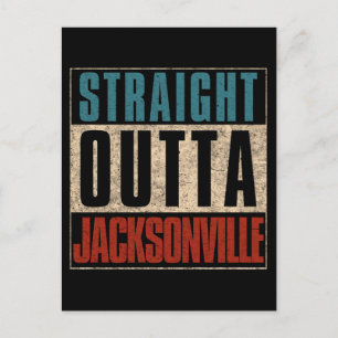 Postal Festiva Straight Outta Jacksonville Florida Estados Unidos
