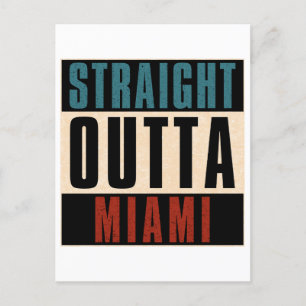 Postal Festiva Straight Outta Miami Florida