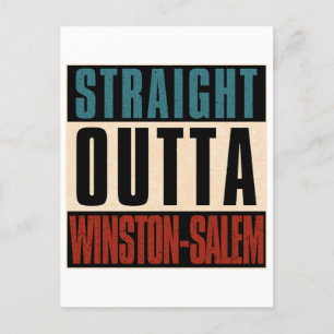 Postal Festiva Straight Outta Winston-Salem North Carolina NC