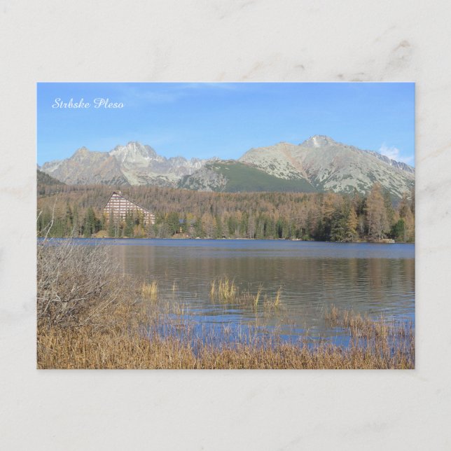 Postal Festiva Štrbské Pleso (Anverso)