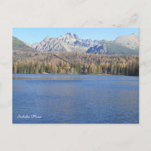 Postal Festiva Strbske Pleso (Anverso)