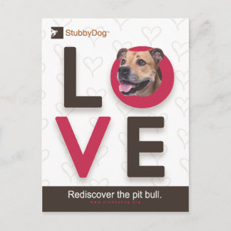 Postal Festiva Stubby Dog Valentine #1
