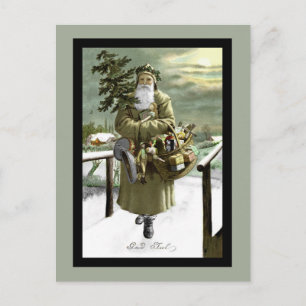 Postal Festiva Sueco Santa de julio de dios
