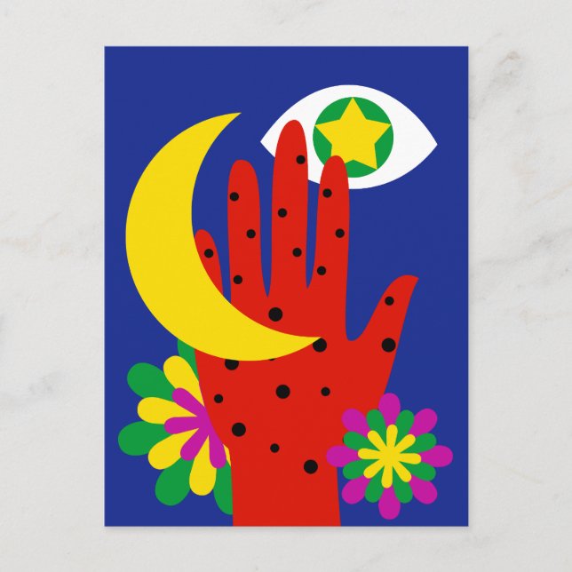 Postal Festiva Sueños celestes (Anverso)