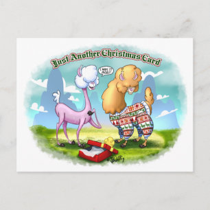 Postal Festiva SUÉTER DE ALPACA de Jeff Willis Art