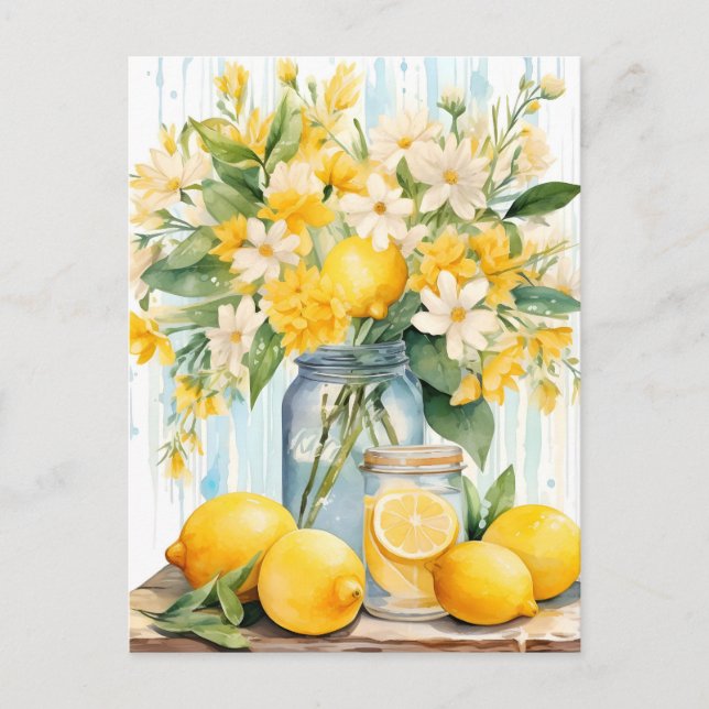Postal Festiva Summer Lemon Blossom Jar (Anverso)