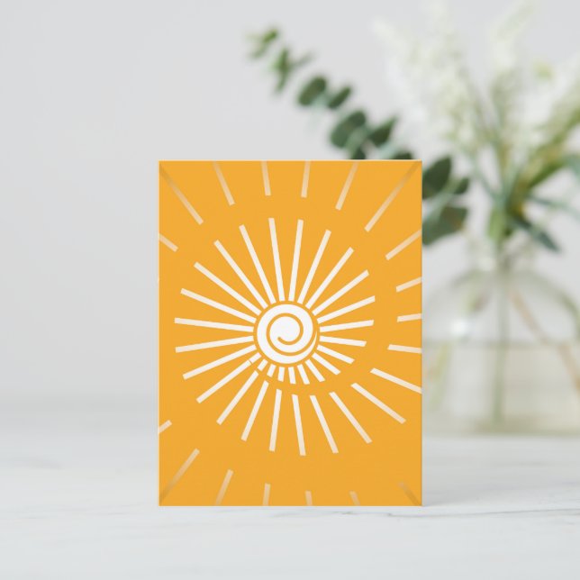 Postal Festiva Sunshine 2 (Anverso de pie)