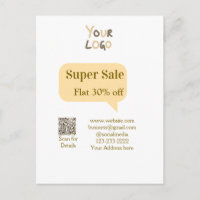super oferta negocio descuento escanea código QR d