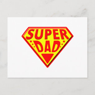 Postal Festiva Super Papá - Feliz Día del Padre