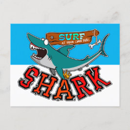 Postal Festiva Surf with the shark