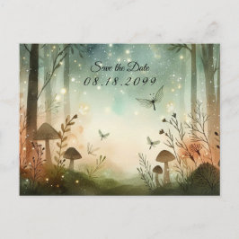 Postal Festiva Susurros de Crepúsculo de Woodland