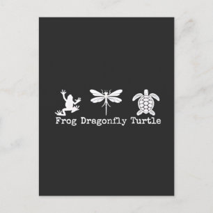 Postal Festiva Sutil tortuga de rana antimaga anti-Trump