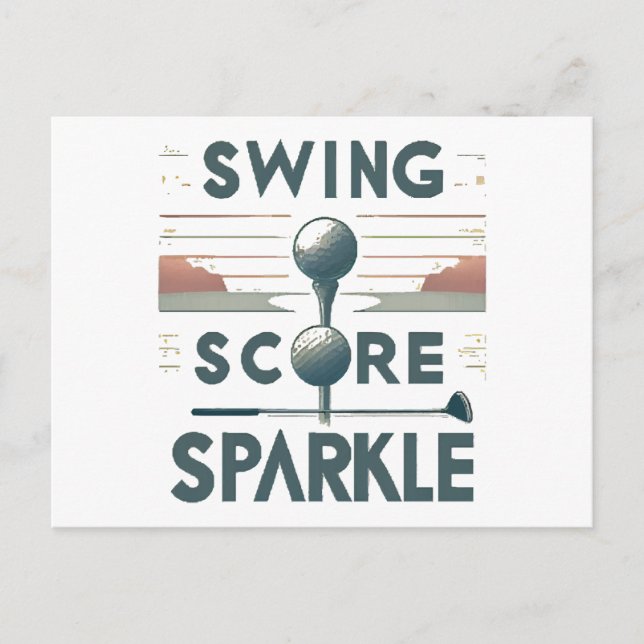 Postal Festiva Swing, Score, Sparkle (Anverso)