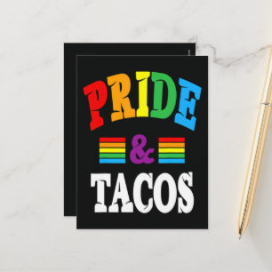 Postal Festiva Tacos Orgullo Lgbt Lgbtq Gay