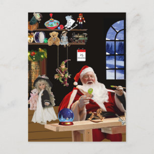 Postal Festiva Taller de Santa Claus