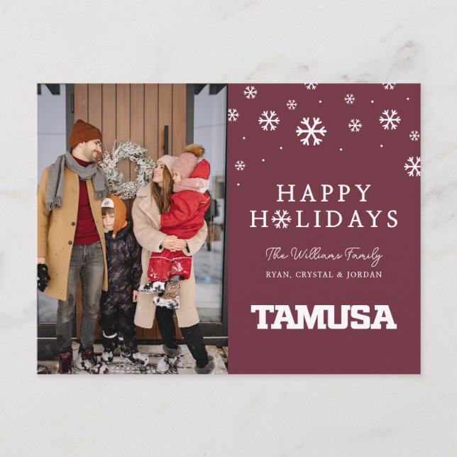 POSTAL FESTIVA TAMUSA (Anverso)