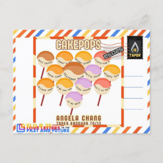Postal Festiva Taper:CakePops Hola desde ELO2025