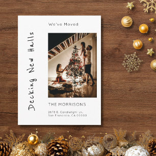 Postal Festiva Tarjetón de Navidad: Nos hemos mudado