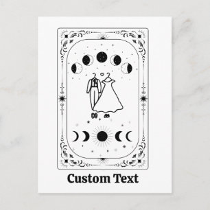 Postal Festiva Tarot Personalizado Consagración Celestial Luna Zo